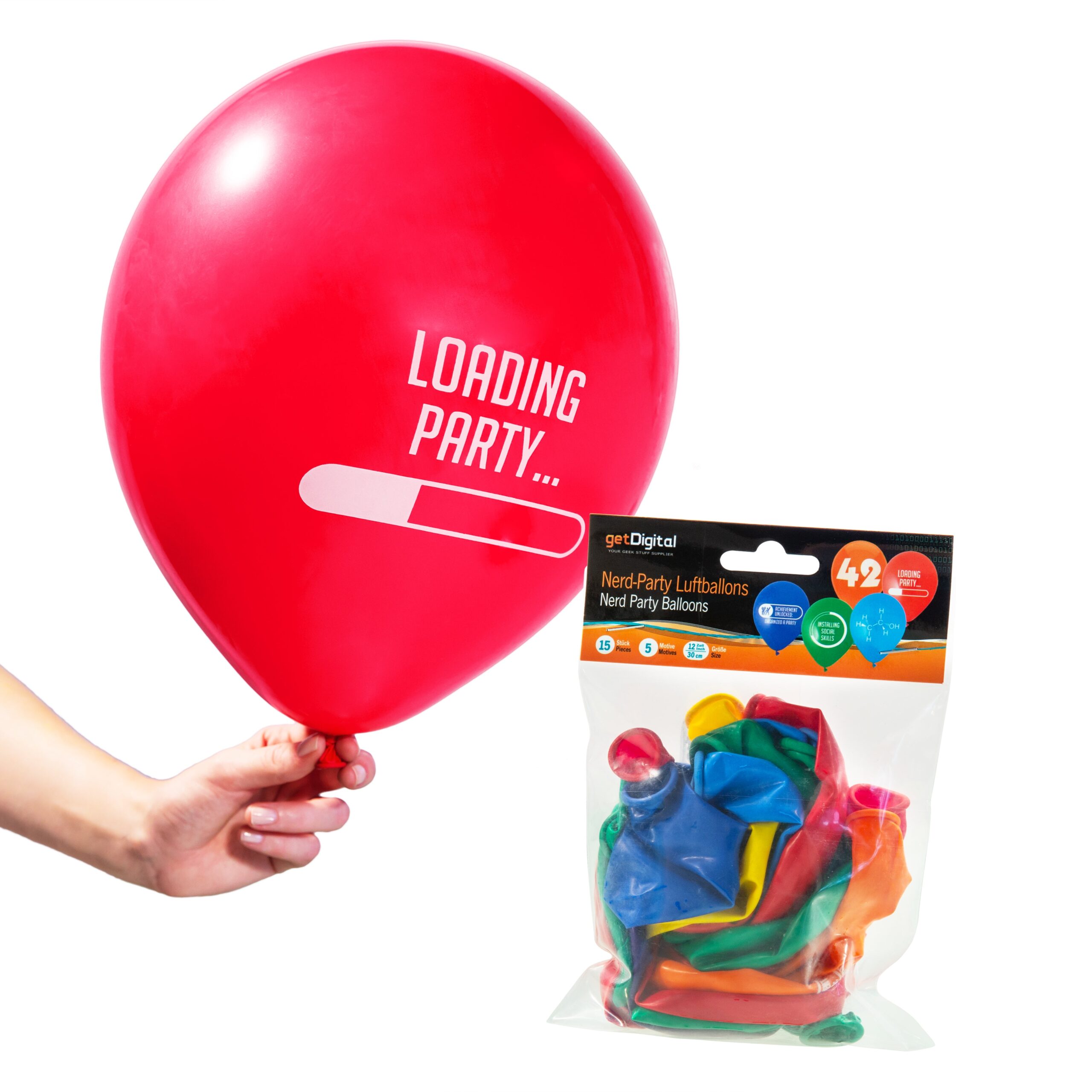 Nerd-Party-Luftballons: Die Feier lädt noch