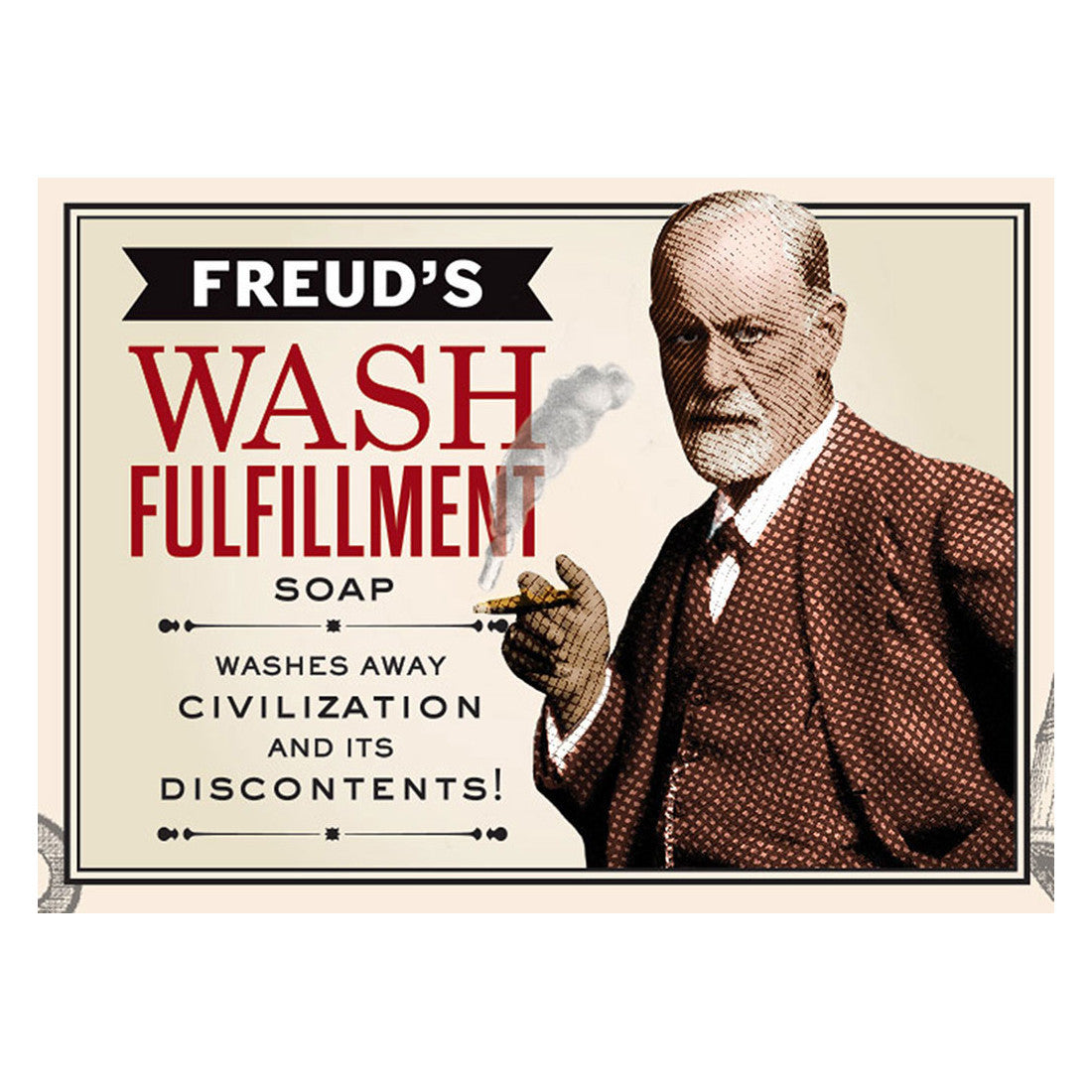 Sigmund-Freud-Seife: Ein sehr gründliches Gespräch mit dem Waschbecken