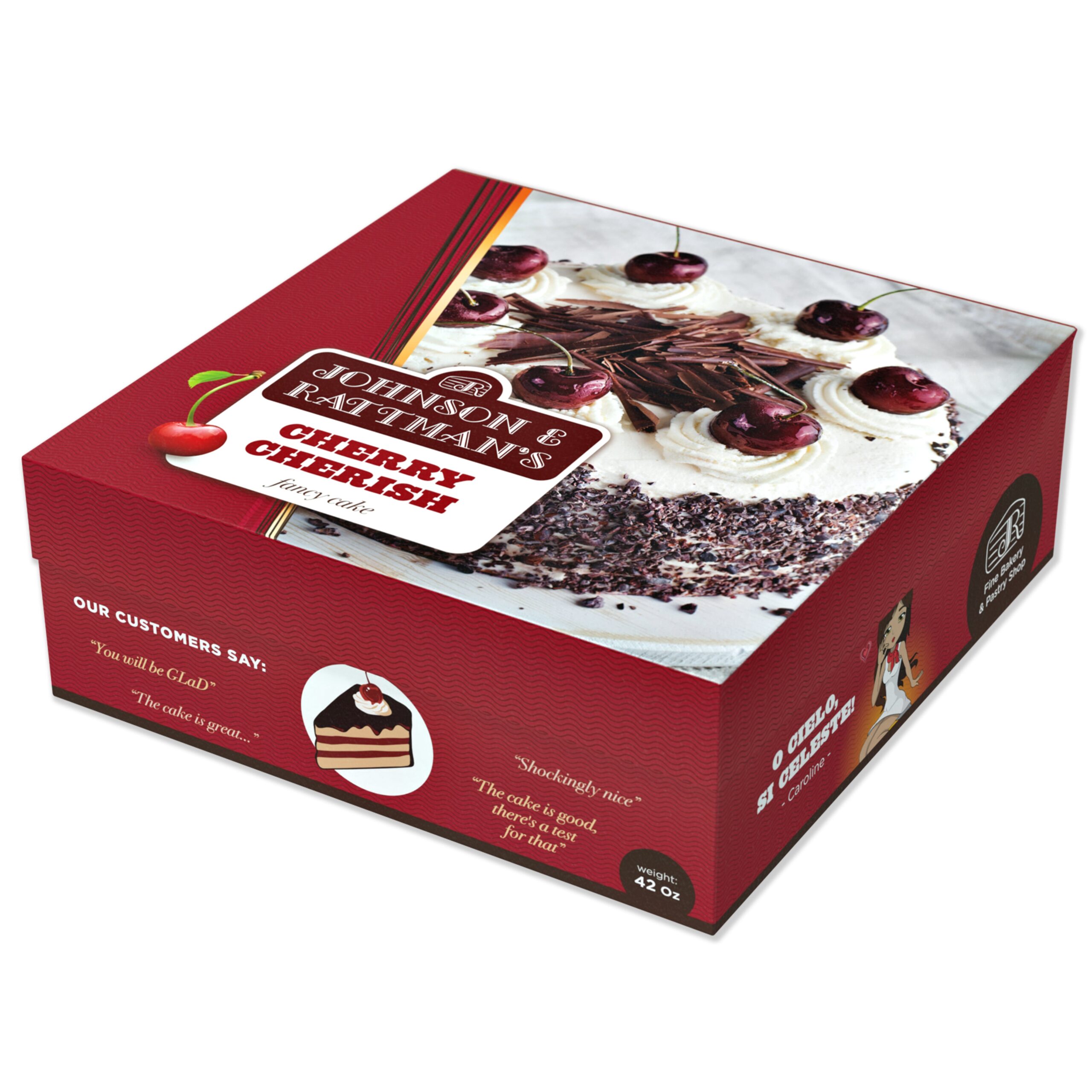 The Cake is a Lie: diese Kuchenverpackung enthält absichtlich keinen Kuchen